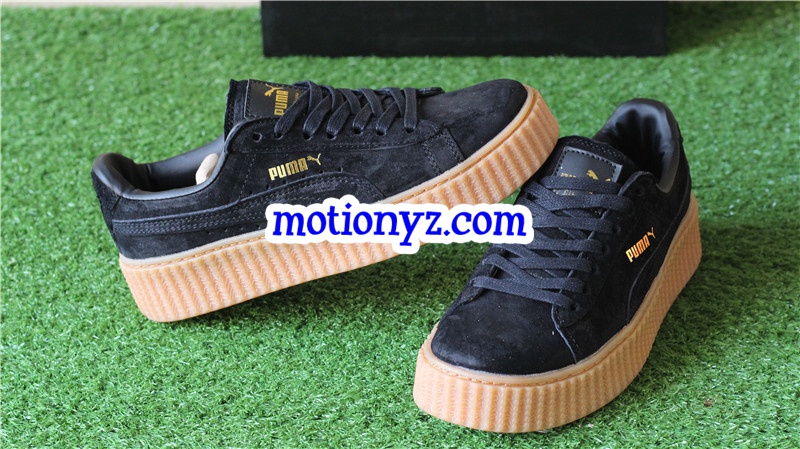 Puma Fenty Rihanna Creeper Low Black Yellow